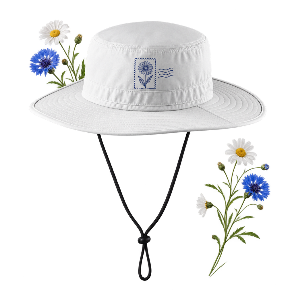 Port Authority C920 Outdoor Wide-Brim Hat — 75% polyester and 25% nylon ripstop fabric