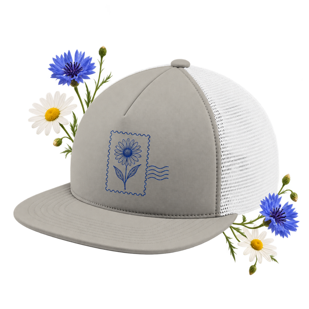 Port Authority C937 Flexfit 110 Foam Outdoor Cap with foam-backed front panels and a polyester mesh back