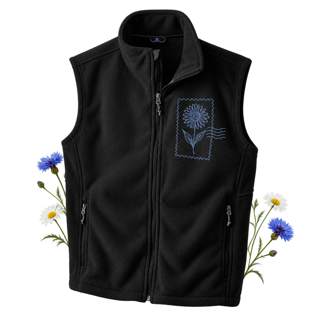 Port Authority F219 Value Fleece Vest — adult sleeveless apparel in 100% polyester fleece, 8.3 oz fabric weight