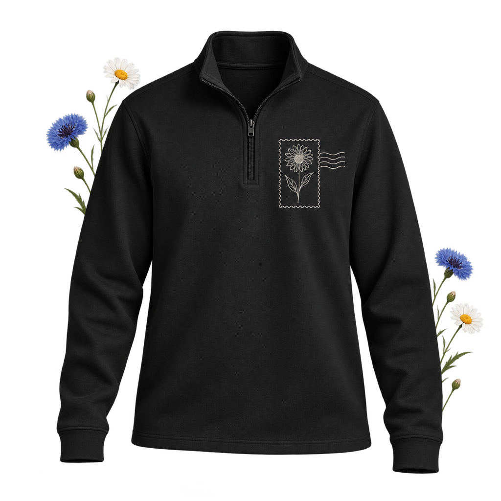 Port Authority K210 Wearever Signature Double Pique 1/4-Zip with long sleeves, a welt zipper placket and rib knit cuffs