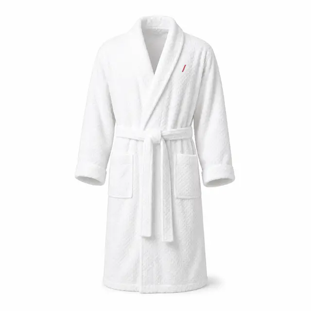Port Authority R103 robe - Cotton Terry fabric and regular fit, embroidery compatible