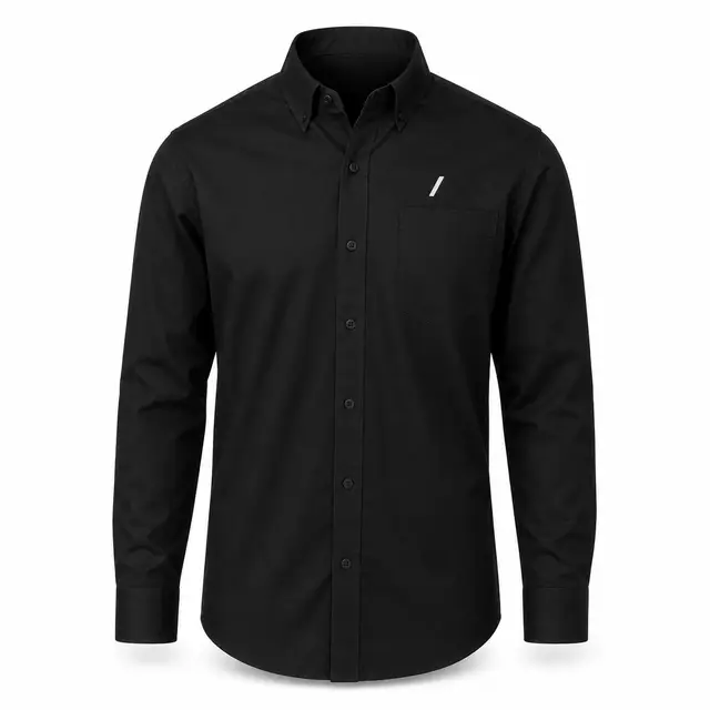 Port Authority S663 Long Sleeve SuperPro Twill Shirt — 3.4 oz 55/45 cotton/poly, regular fit, embroidery ready