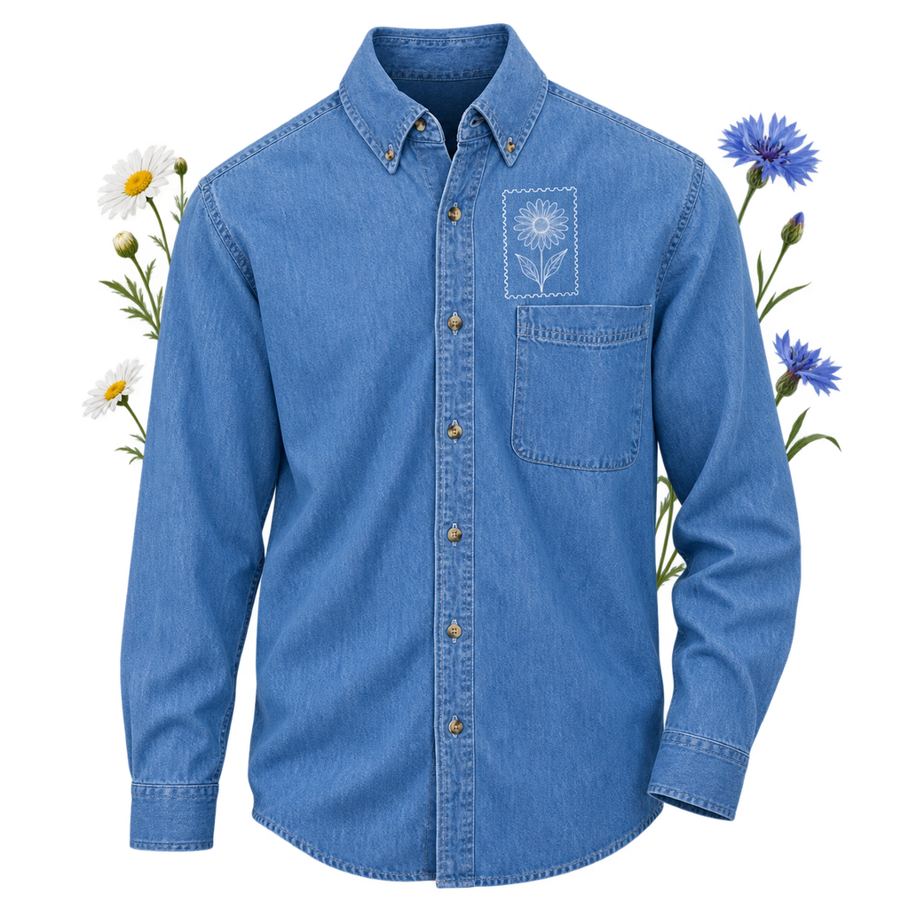 Port & Company SP10 with long sleeves and a collar