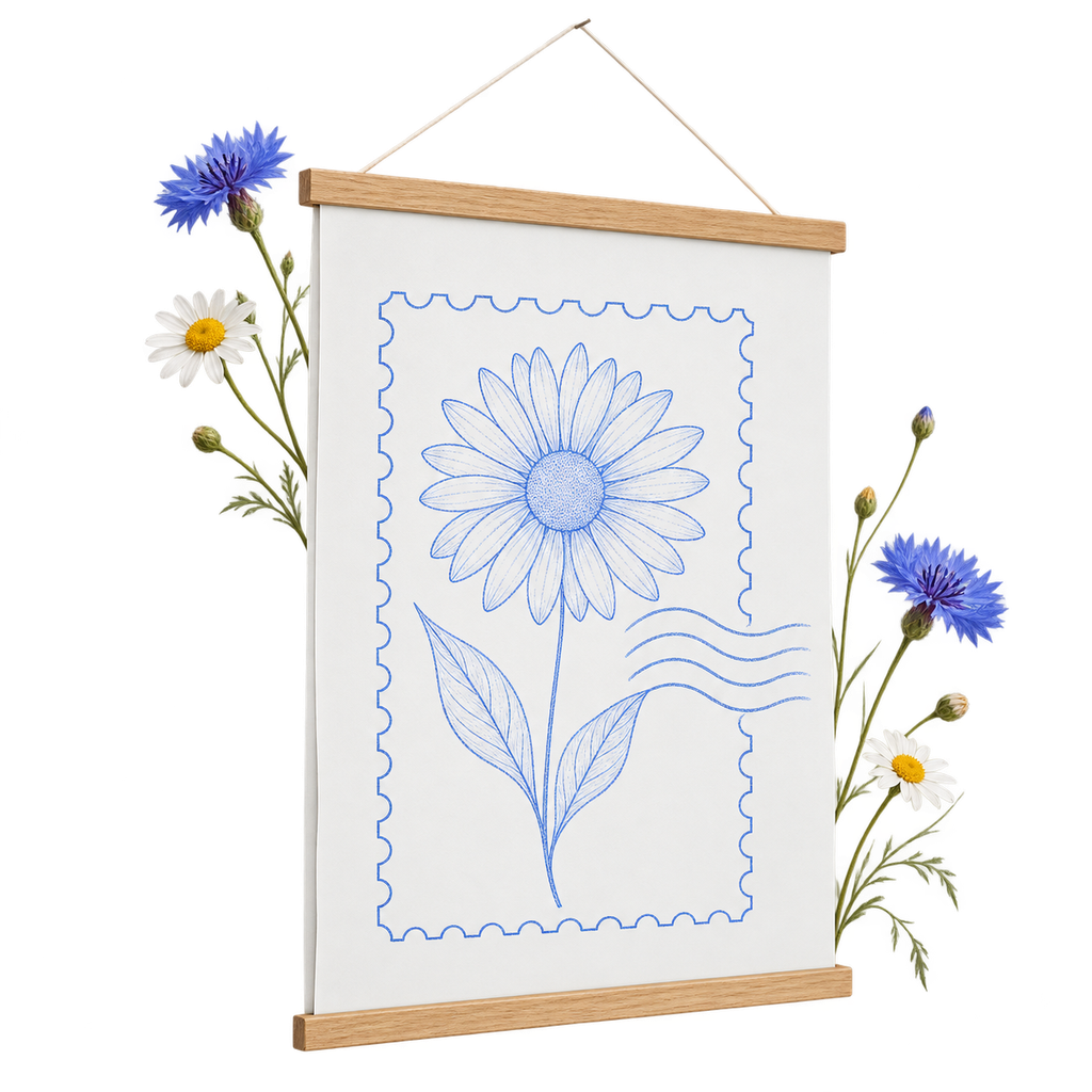 Poster Hanger, an accessory for displaying a separate print