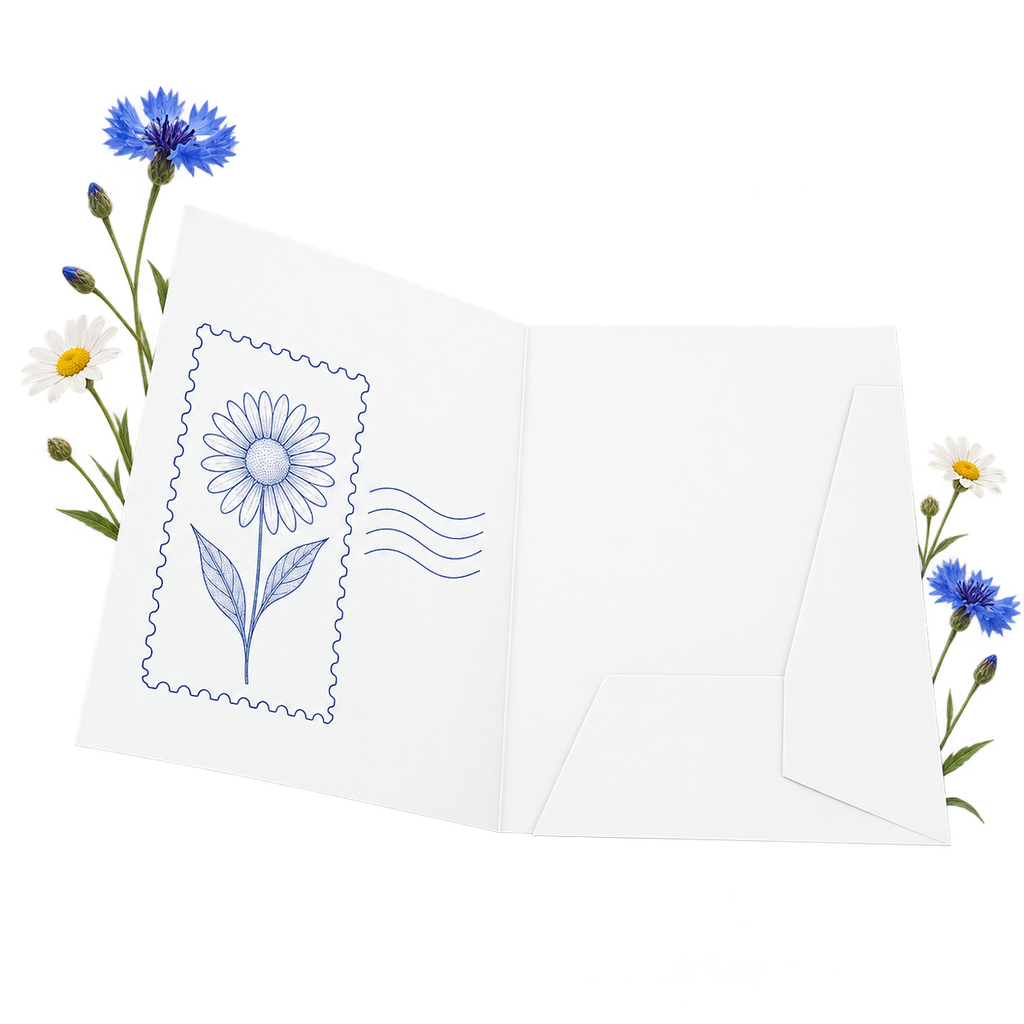 Presentation Folder, a folder for holding loose papers