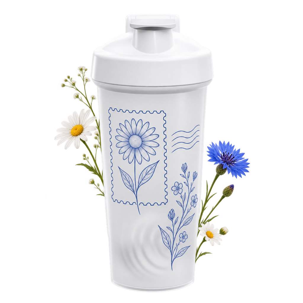 Protein Shaker Bottle 24oz, a bottle with an opening at the top