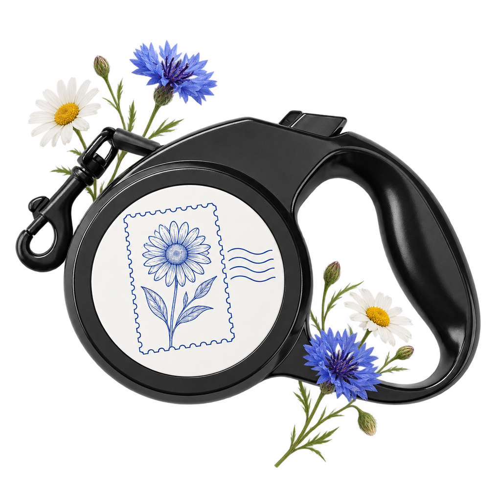 Retractable Pet Leash, a lead connecting a handler with a pet