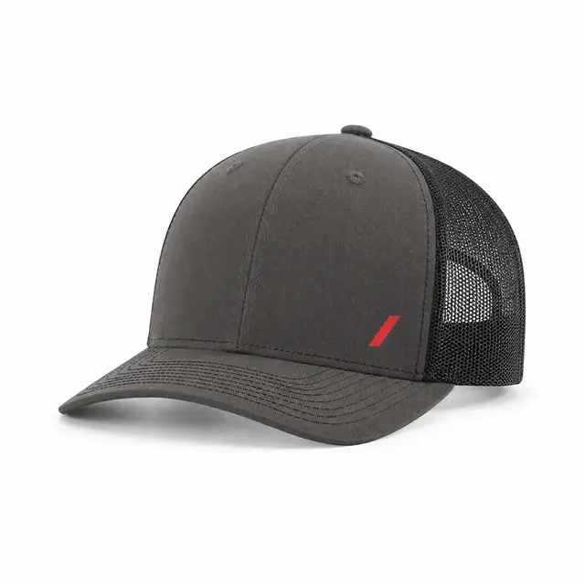 Richardson 112RE Recycled Trucker Cap — recycled twill and mesh Mid Pro snapback