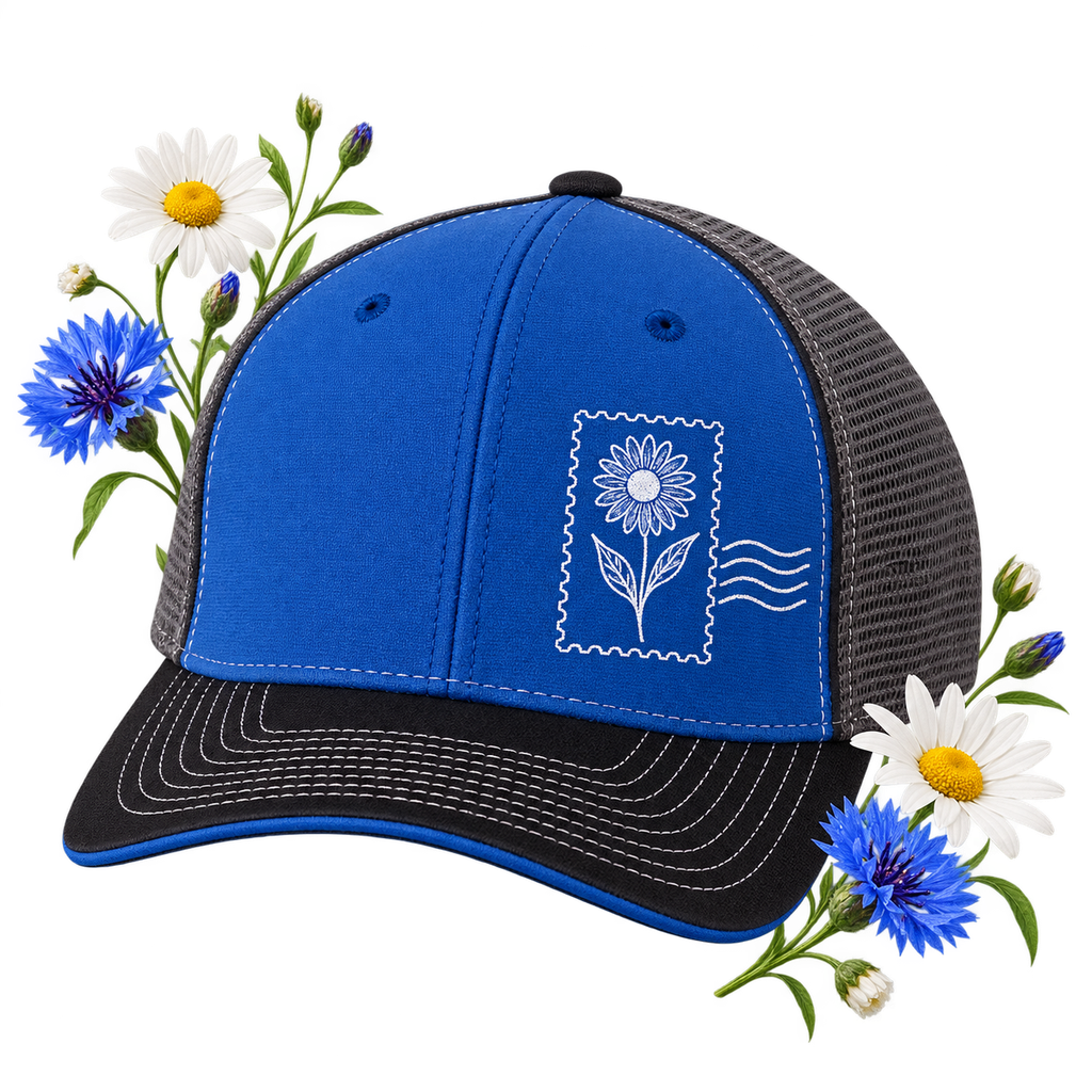 Richardson 172 Pulse Sportmesh R-Flex Cap — six-panel mid-profile crown and precurved bill