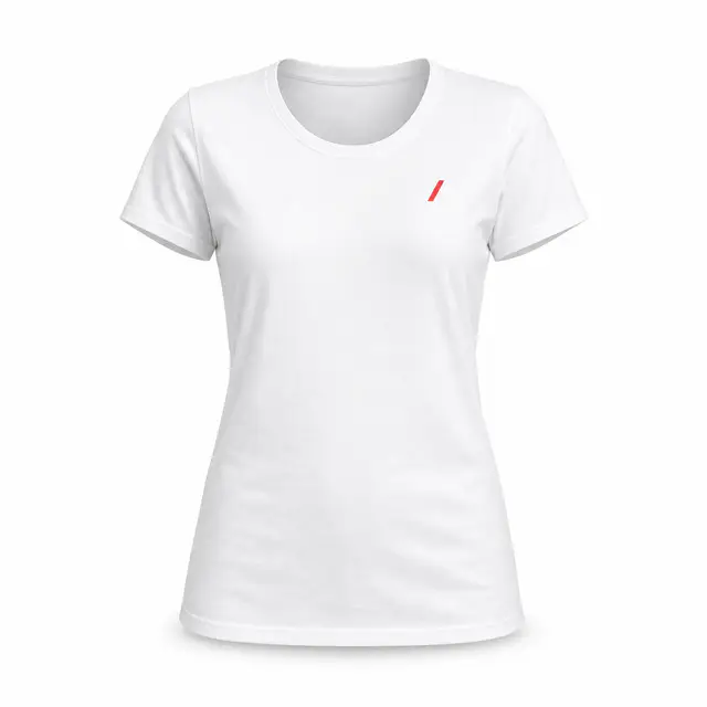 Royal Apparel 5001ORGW Women's Organic Short Sleeve T-Shirt — 4.4 oz combed ring-spun organic cotton, slim fit, side-seamed