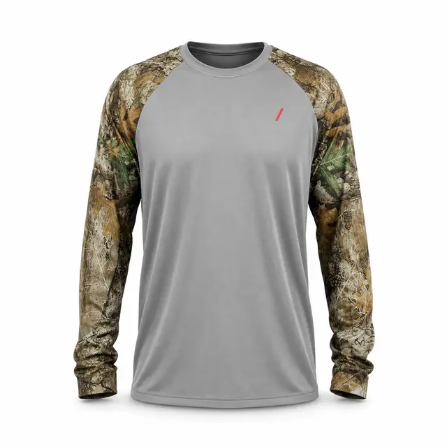 Russell Outdoors RU151LS t shirt - 100% Polyester fabric and 3.8 oz weight, DTF compatible