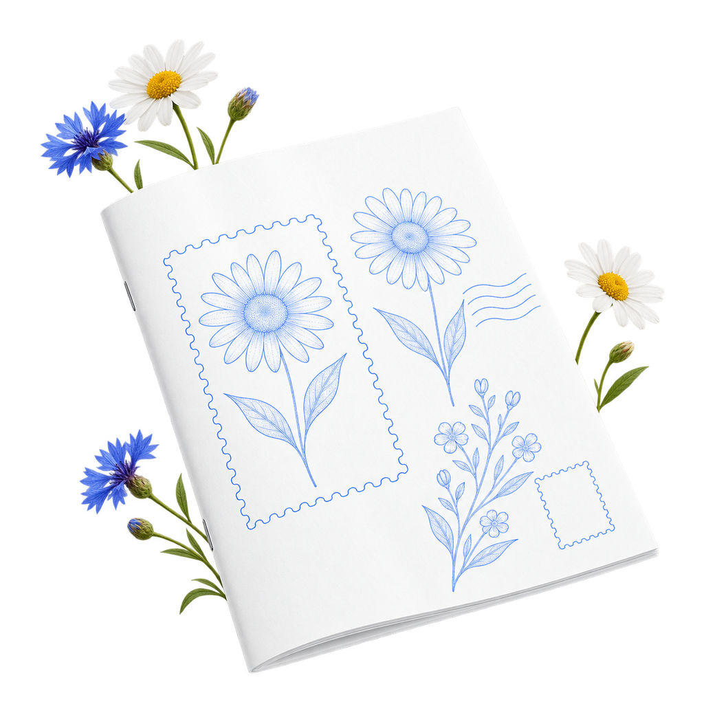 Saddle-Stitch Brochure, a bound paper format for a multi-page publication