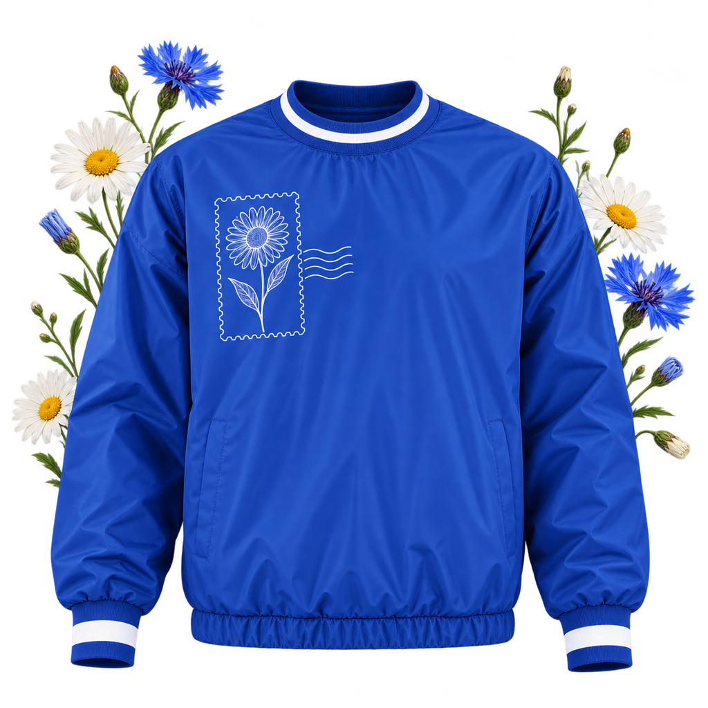 Shaka Wear SHCNW Crewneck Windbreaker — relaxed fit with a water-resistant polyester shell and mesh lining