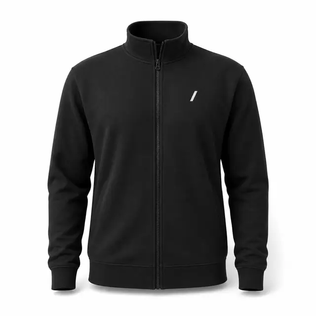 SOL'S 04240 Cooper Recycled Full-Zip Sweatshirt — 280 GSM cotton-recycled polyester, concealed zip