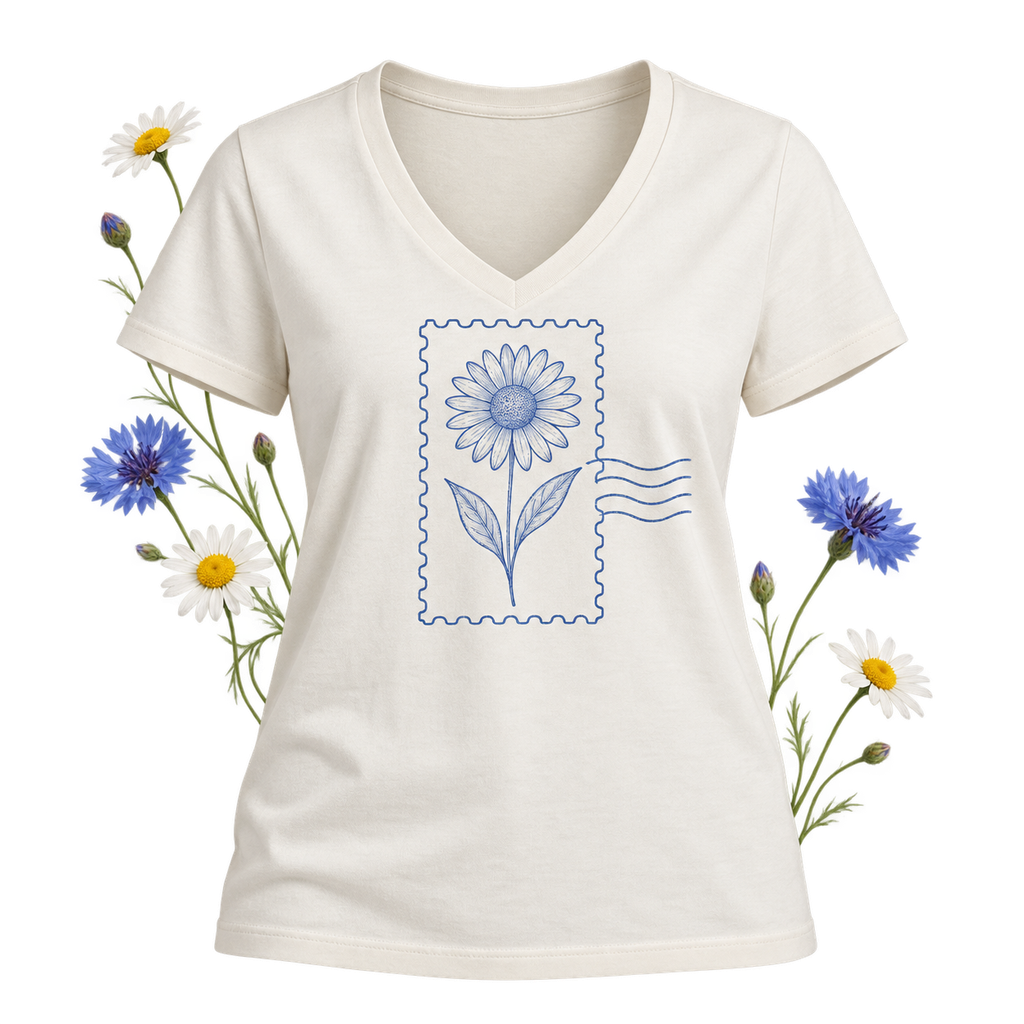 SOL'S 04766 in a T-shirt shape and a V-neckline, showing its T-shirt format