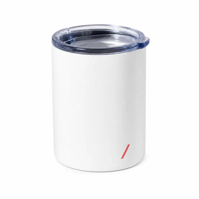 Spoke SP20028 Stainless Steel Tumbler — 10oz double-wall insulated with press-in suction lid, sublimation