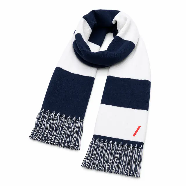 Sport-Tek 1013 scarf - 100% Acrylic material and 61" x 8" dimensions, embroidery compatible