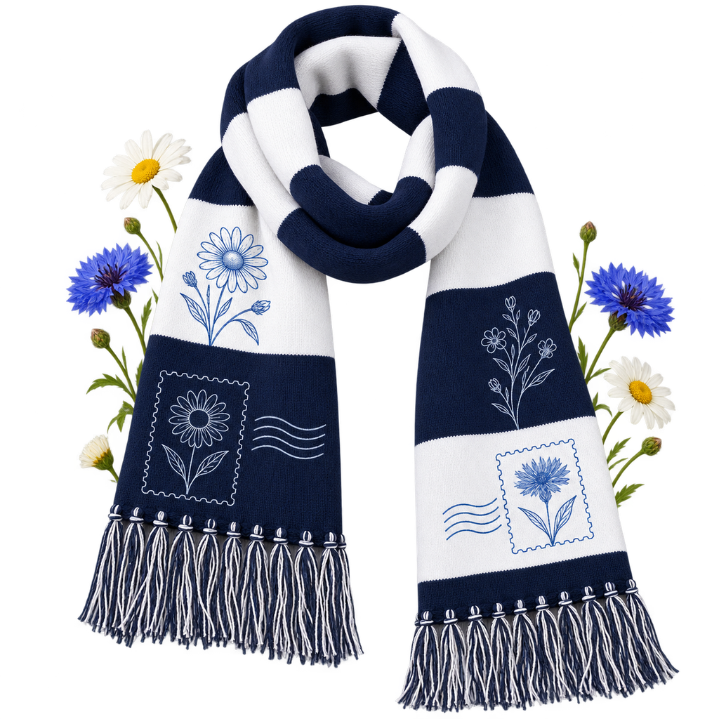 Sport-Tek STA02 Spectator Scarf, a scarf draped or wrapped for wear