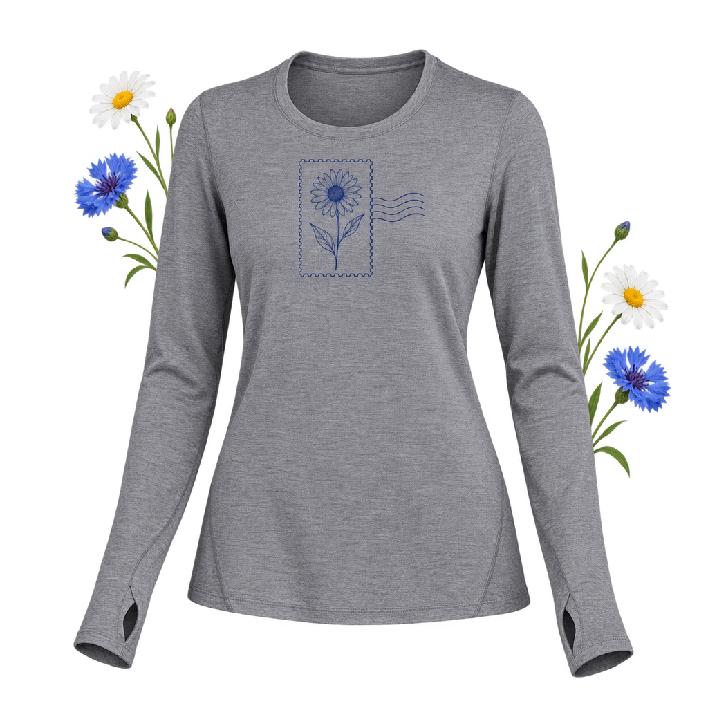 Sport-Tek LST710 with long sleeves and a crew neckline