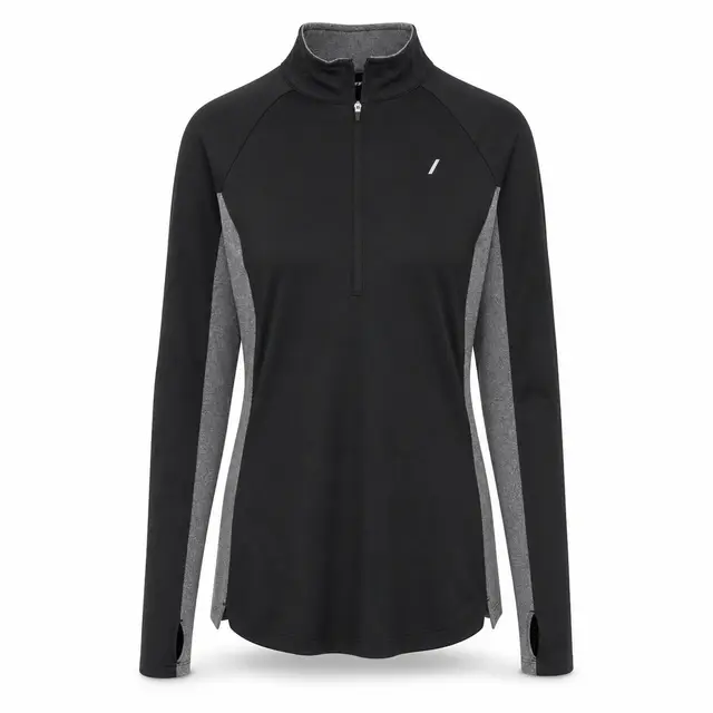 Sport-Tek LST854 Women's Sport-Wick Stretch Contrast 1/4-Zip — 6.8 oz poly/spandex, slim fit
