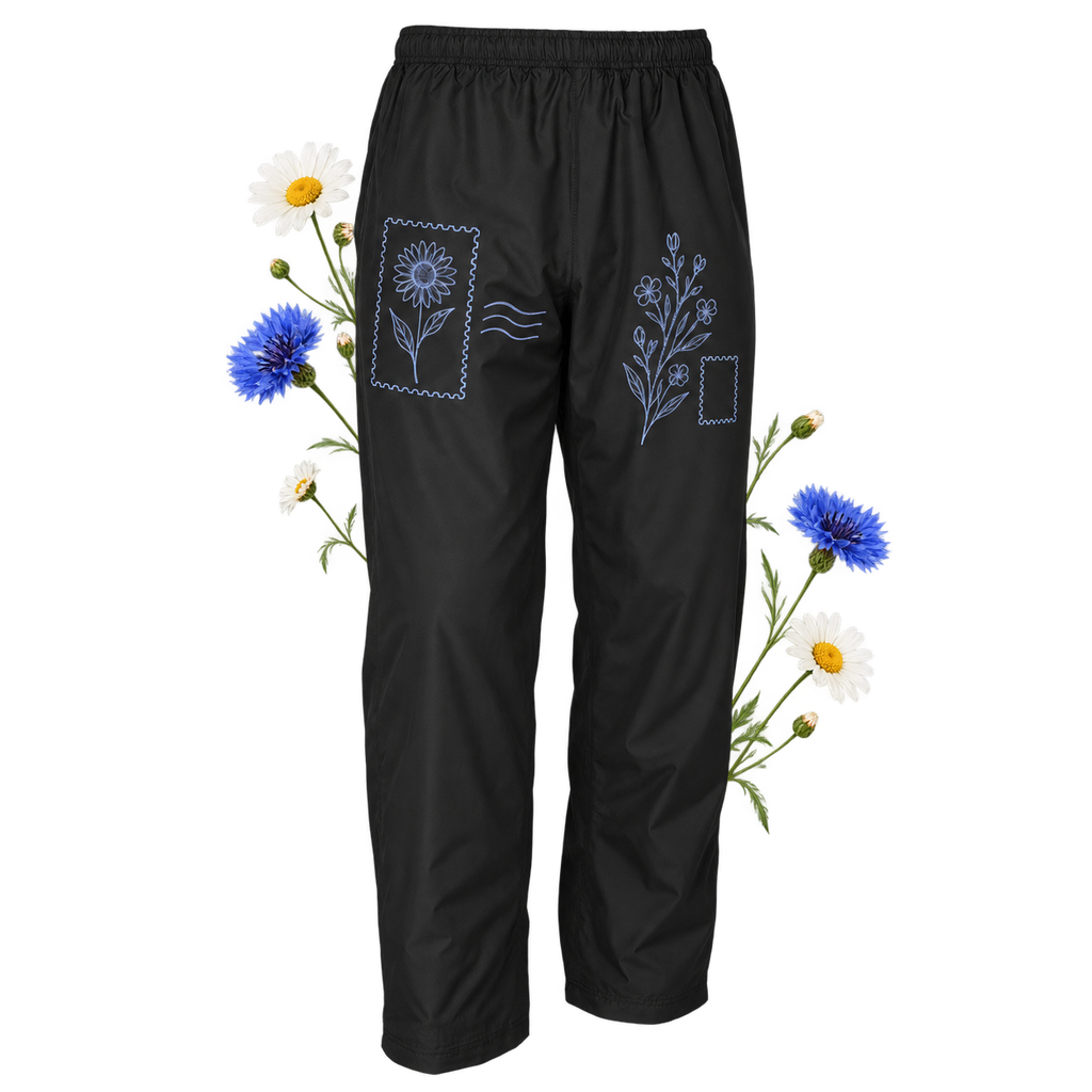 Sport-Tek PST74 in a wind pant shape, showing its wind pant format