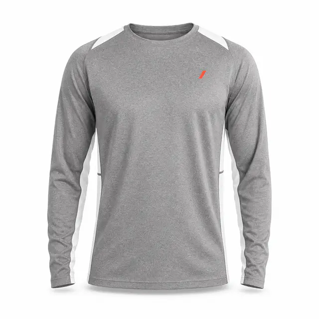 Sport-Tek ST361LS Long Sleeve Heather Colorblock Contender Tee