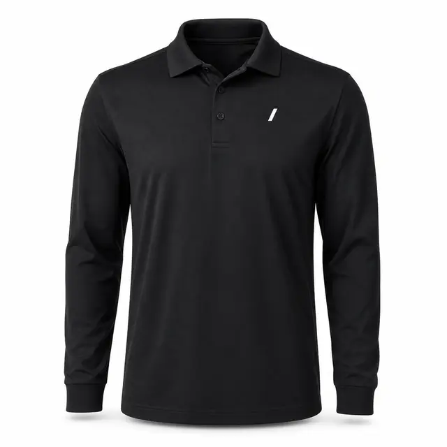 Sport-Tek ST657 Long Sleeve Micropique Sport-Wick Polo — 3.8 oz polyester tricot, snag resistant