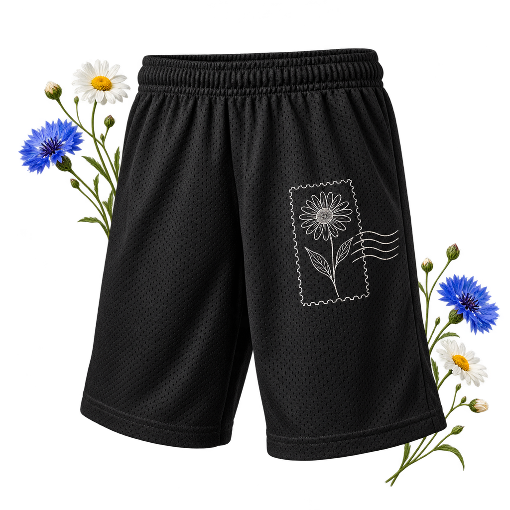 Sport-Tek YST510 Youth PosiCharge Classic Mesh Short — cationic polyester mesh and elastic waistband without a drawcord