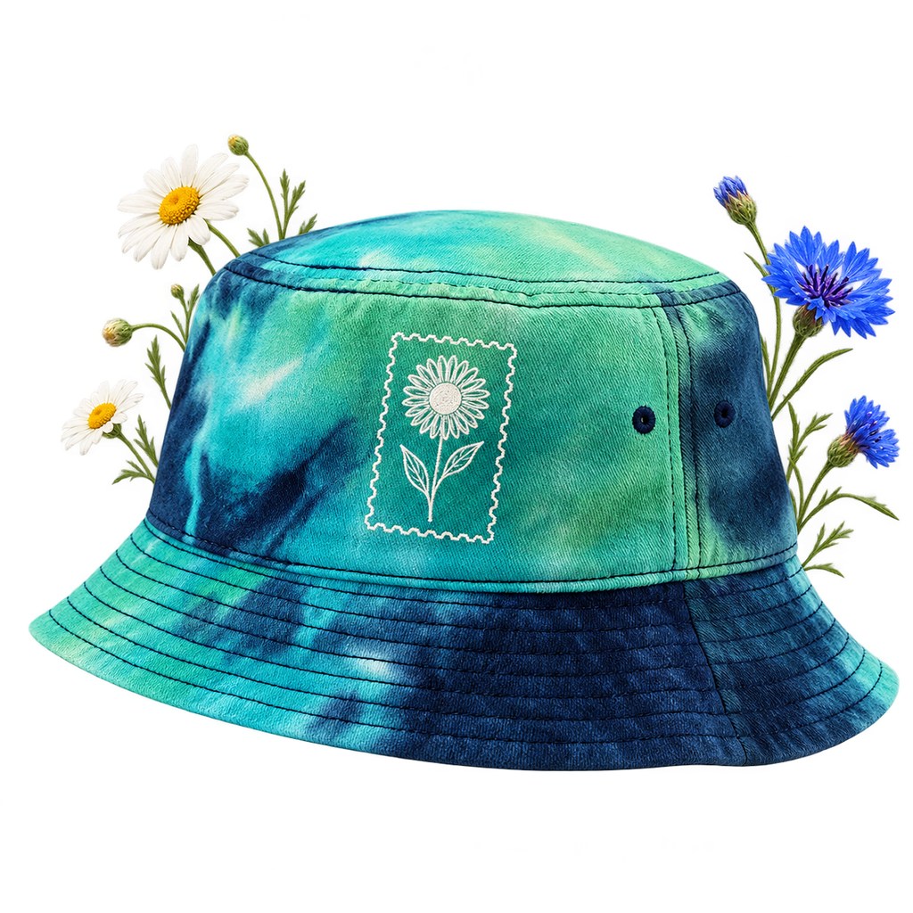 Sportsman SP450 Tie-Dyed Bucket Cap — 100% cotton with unstructured construction