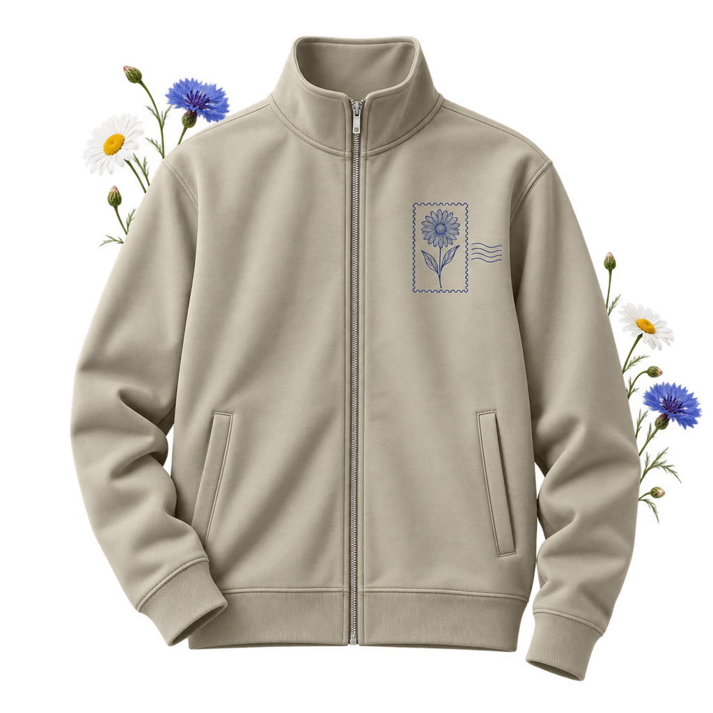 Stanley/Stella STSU253 Trailer 2.0 sweatshirt — mock neck, zip-through front