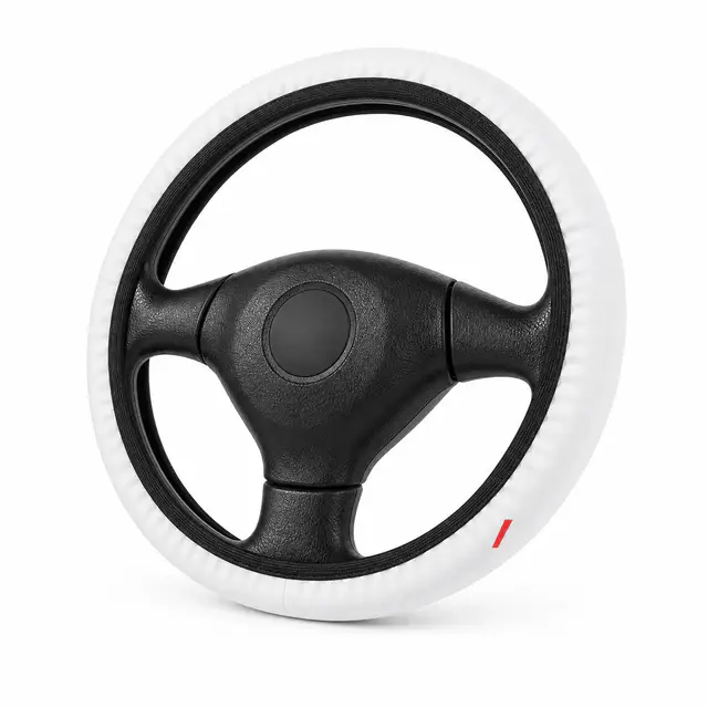 Print-on-demand steering wheel cover — custom printed universal-fit cover with added grip
