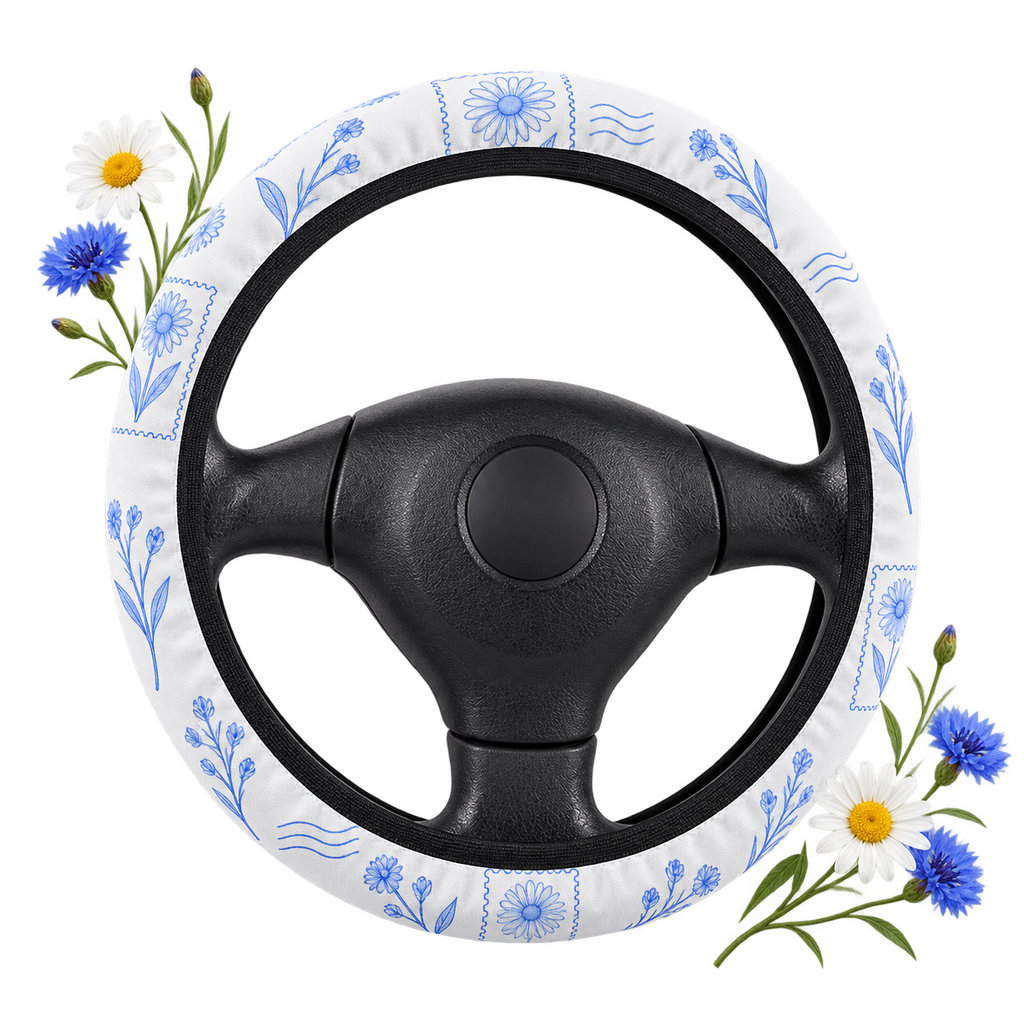 Steering Wheel Cover, a cover fitted around a steering wheel
