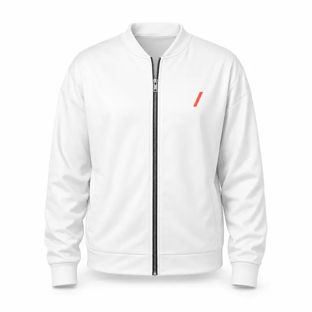 Sublicolor 144 All-Over Print Bomber Jacket — polyester construction, long sleeve, sublimation printed