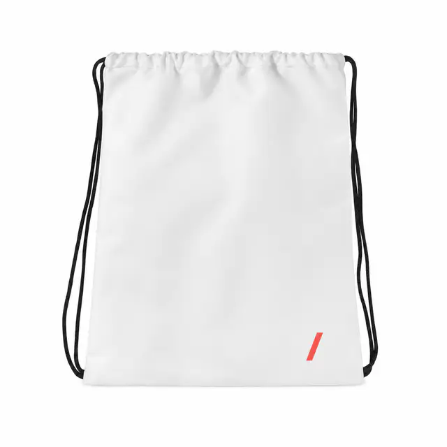 Sublicolor 604 All-Over Print Drawstring Bag — polyester construction, sublimation printed
