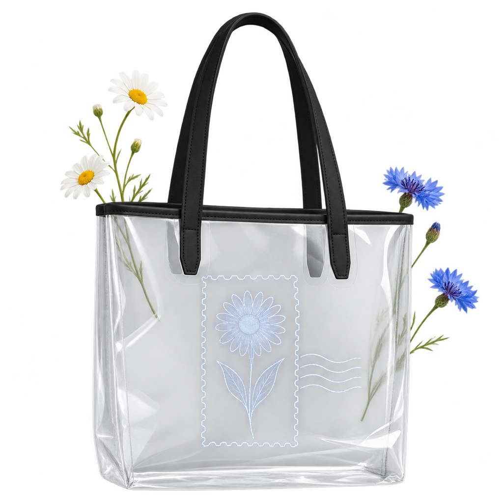 Sublicolor C16 Clear Tote Bag, a tote bag with carrying handles