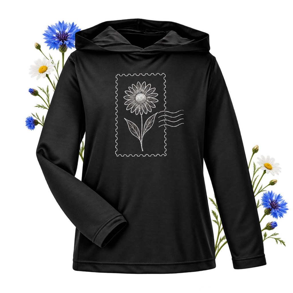 Team 365 TT41Y Youth Zone Performance Hooded T-Shirt — youth apparel in 100% polyester interlock with an attached hood