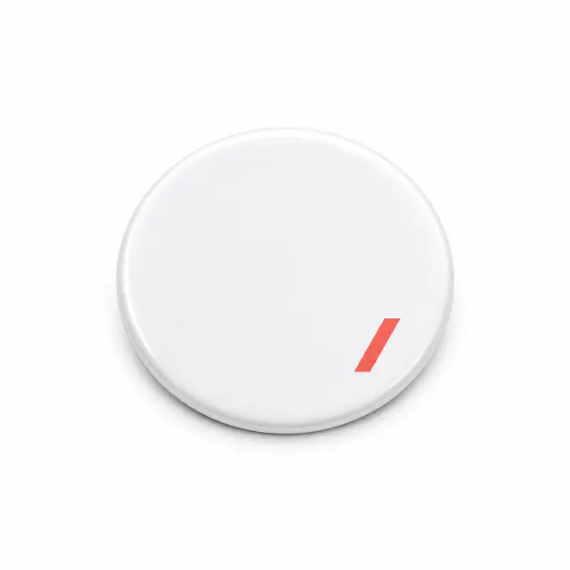 Tecre 1355 Round Magnet Button Set — 2-1/4" metal shell with adhesive magnet, Dye Sublimation compatible