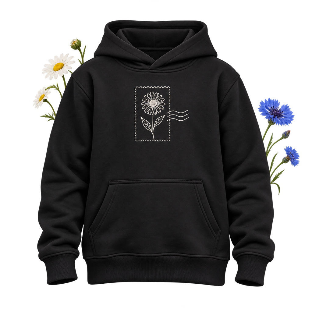 Tee Jays 5152B with long sleeves and a hood, showing its hoodie format