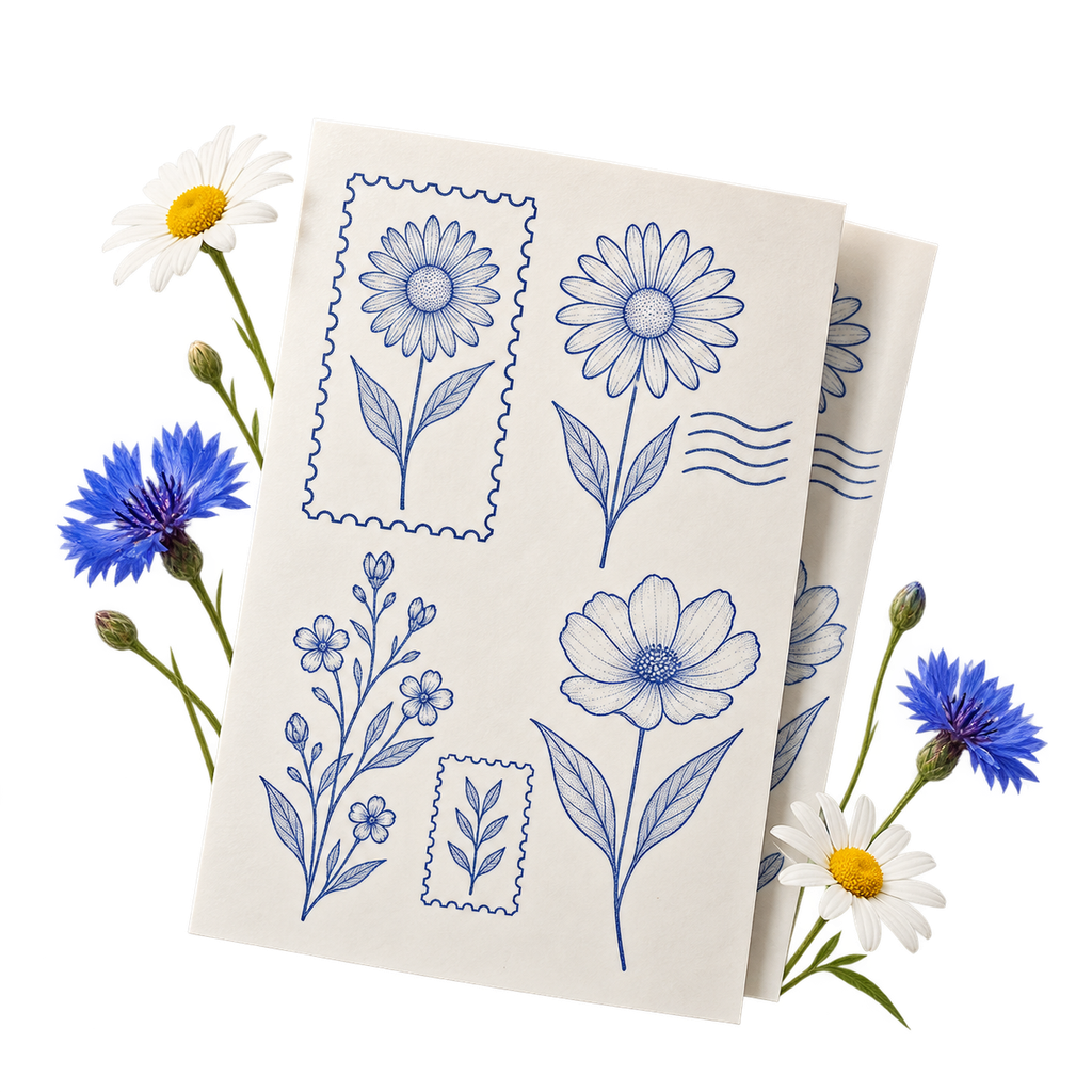 Temporary Tattoo, a temporary decorative design applied to skin
