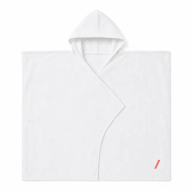 Terry Town KK1618 Youth Hooded Beach Towel, 100% microfiber polyester, single-side print