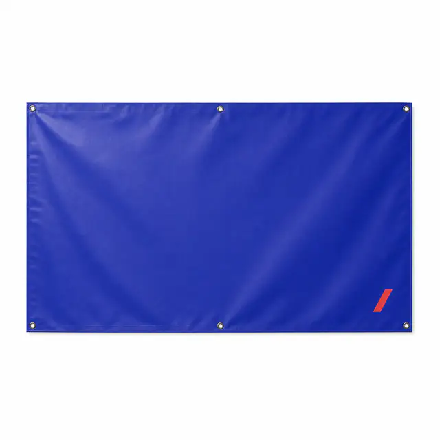 Print-on-demand vinyl banner — durable weather-resistant banner with custom digital print and grommets