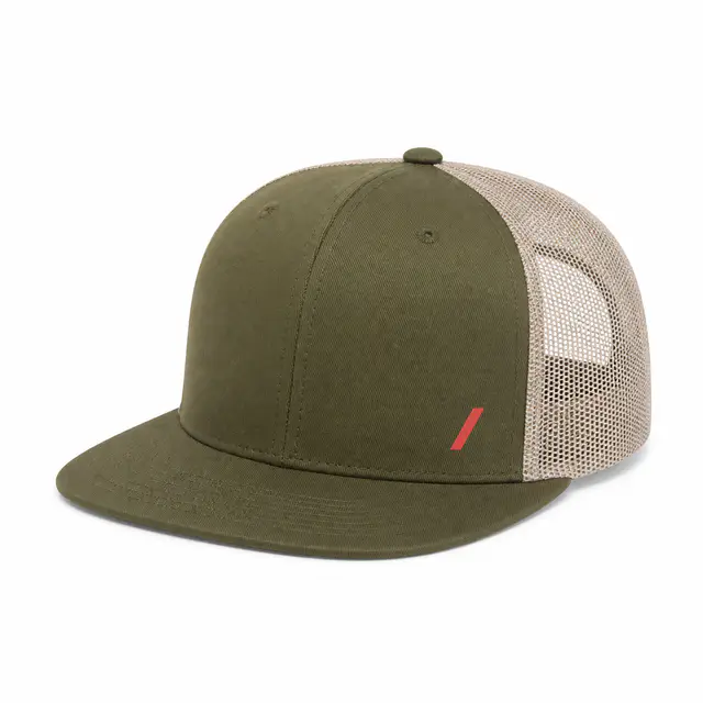 Yupoong 6609 YP Classics High-Profile Retro Trucker Cap — Structured 6-panel high-profile trucker crown